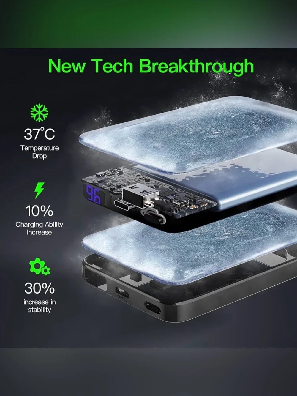 Ouotoo New for Magsafe Portable Charger,5000mAh Power Bank